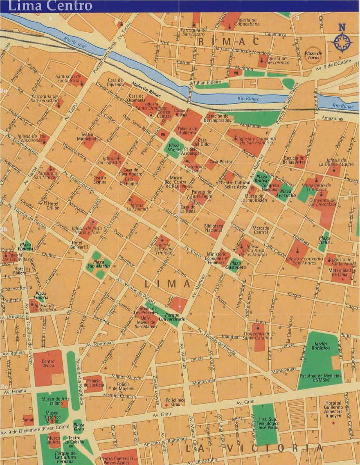 Lima mapa mesta